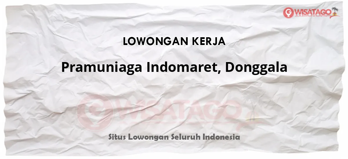 Pramuniaga Indomaret, Donggala sedang melayani pembeli